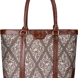 15.6 L Laptop Backpack Miranda Series 14 inch Laptop Bag For Women Printed Fabric Hand Messenger bag-image-2