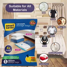 5Pack Vacuum Compression Storage Bags With Pump,Space Saver Sealer Bag NI448 Travel Storage Vacuum Bags-image-47
