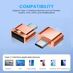 ZITRONIX Mini USB C TF SD Memory Card Reader for Laptops Tablets Card Reader image 2