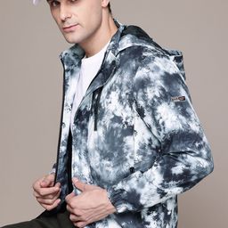 The Roadster Lifestyle Co.  Abstract Print Tailored Jacket-picture-38