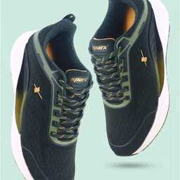 Sparx Men Mesh Marking Running Shoes-4