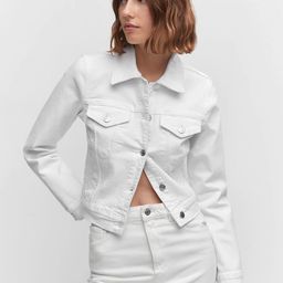 MANGO Women Pure Cotton Denim Jacket-picture-12