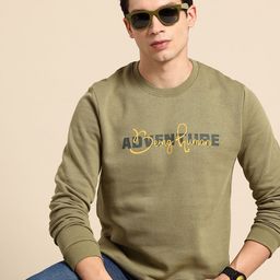 Being Human Pure Cotton Typography Printed Sweatshirt-image-48