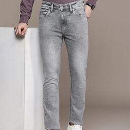 French Connection Men Slim Fit Light Fade Stretchable Mid-Rise Jeans-picture-36