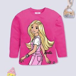 YK X Minute Mirth Girls Barbie Printed Pure Cotton T-shirt-image-8