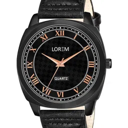 LOREM Men Dial & Straps Analogue Watch LR87-A image 2
