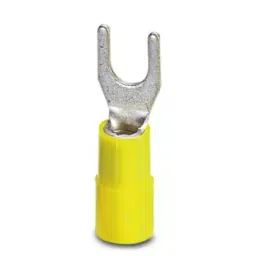 Phoenix 26.7x8.2 mm Copper Yellow Insulated Fork Lugs C-FCI 6/M4 3240042-image-19