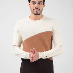 Numero Uno Men Colourblocked Pullover-image-46