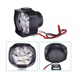 Cartronics 9 Led Shilon Fog Light White With On/Off Swich For Honda CB image 2