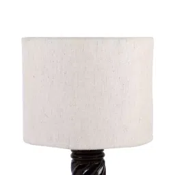Tucasa NTU-159 B-22 Table Lamp with Wood Base (Beige) image 3