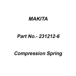 Makita Compression Spring Size 49 for 6910, Part No 231212-6-17