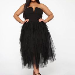 JC Mode Women Strapless Sleeveless Bandeau Midi Dress-image-24