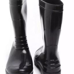 CHAMPION PVC High Ankle Black Safety Gum Boot, Size 10-40