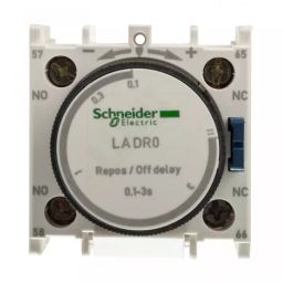 schneider electric Schneider LADR2 1 NO+1NC Off Delay Front Mounted Pneumatic Timer Block image 1