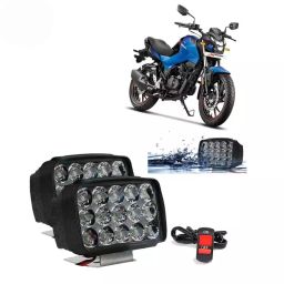 Cartronics 15  LED Fog Light With On/Off Switch for Hero Xtreme (Set of 2 Pcs)-42