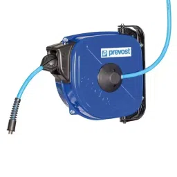 PREVOST Wall Mounted 12m Air Hose Reel, 8 mm Inner Diameter, 12 mm Outer Diameter, 500 LPM Flow Rate, DRF 0812N-image-58