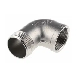 RS PRO Stainless Steel Pipe Fitting 90 Circular Elbow 31.75 mm(1-1/4 Inch) FeMale Model No 4993350-13