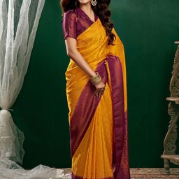 Mitera Woven Design Zari Banarasi Saree-picture-19