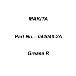 Makita 500 g Grease R Size No. 00, Part No 042040-2A-image-21