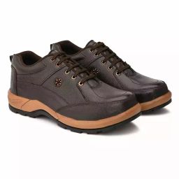 Enrich Field Steel ToeSafety Shoes Pure Leather Anti-SkidSize UK 10 Brown Model 35BR-image-43
