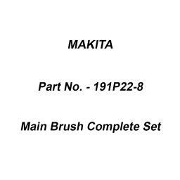 Makita Main Brush Complete Set Suitable For DRC300, Part No 191P22-8-image-81
