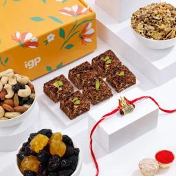 Sweet And Savoury Rakhi Hamper-image-44