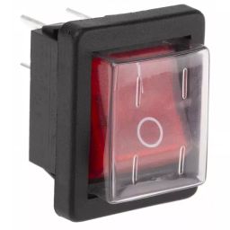 ARCOLECTRIC (BULGIN LIMITED) Illuminated DPST On-Off Rocker Switch Panel Mount, C1353ALGNB-image-56