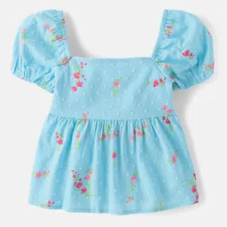 THE CHILDREN'S PLACE Floral Print Bow Detail Dobby Top-picture-27