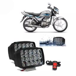 Cartronics 15  LED Fog Light With On/Off Switch  for Hero Splendor Pro Black(Set of 2 Pcs)-13