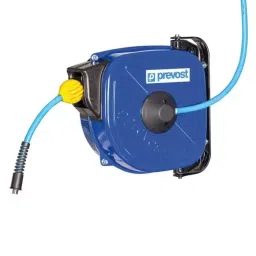 PREVOST Wall Mounted 15m Air Hose Reel, 8 mm Inner Diameter, 12 mm Outer Diameter, 350 LPM Flow Rate, DRFB 0815N-image-68