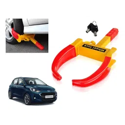 Auto Pearl Claw Type Anti Theft Adjustable Wheel Clamp Lock for i10-image-20