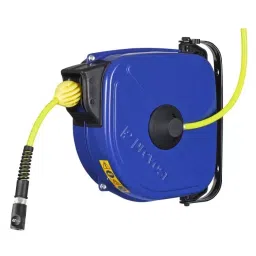 PREVOST Wall Mounted 15m Air Hose Reel, 8 mm Inner Diameter, 12 mm Outer Diameter, 350 LPM Flow Rate, DRFB 0815CS-image-69