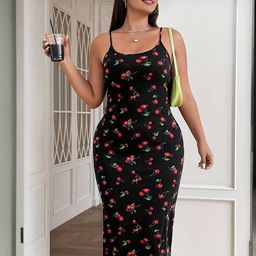 StyleCast Women Abstract Printed Shoulder Straps Bodycon Midi Dress-picture-30