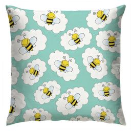Right Gifting Satin Cushion Cover With Zipper Closure For Kids - Green-image-37