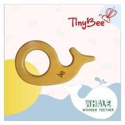 Whale  Wooden Teether - (color may vary)-picture-10