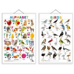 Alphabet and Birds Early Learning Educational Charts - English-19