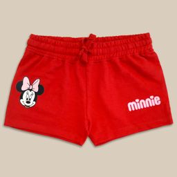 Kidsville Mickey & Friends Featuring Minnie Mouse Printed Shorts - Red-image-97