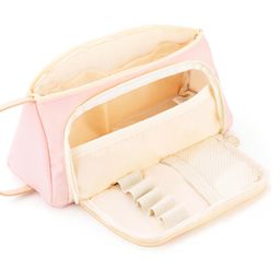 Bunie Multipurpose Zipper Pouch with Handle - Pack of 1 Pink-image-62