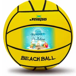 JASPO Soft Touch Recreational Ball Size-5, PVC 9 Inches Inflatable Beach Ball/Volleyball/Pool Party Ball/Pool Games/Beach Activities/Backyard Fun Color-Yellow-image-84