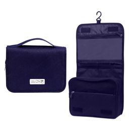 FunBlast Toiletry Organizer Pouch with Hook -Pack of 1 Navy Blue-image-9