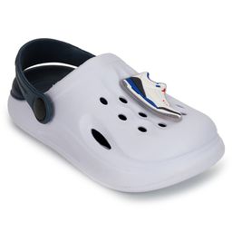 TRUFFLE COLLECTION Perforated Clogs With Shoe Charm - Navy Blue image 3