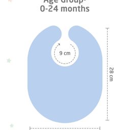 Luvlittle Waterproof Feeding Bibs with Snap Button Closure Multi Print Pack of 3- Multicolour (Print May Vary) image 3