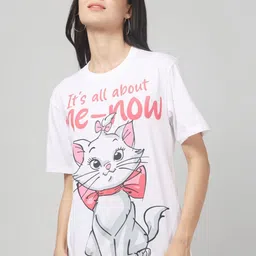 clobug Women Graphic Printed Round Neck Cotton T-shirt-image-48