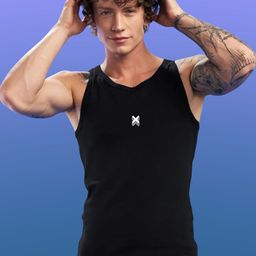 Uniplanet store Printed Cotton Innerwear Vests UVM-XLOGO-BLK-S-4