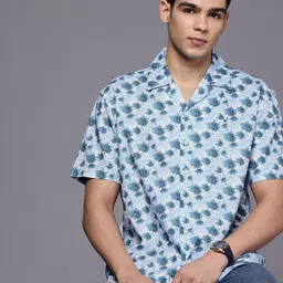 Allen Solly Relaxed Fit Floral Printed Casual Shirt-picture-26