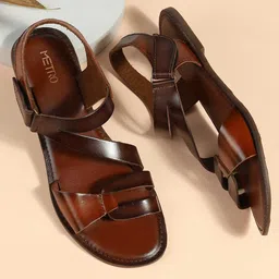 Metro Women Velcro Gladiators Flats-picture-38