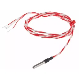RS PRO PT100 RTD Sensor 4 mm Dia 25 mm Long 4 Wire Probe Class B +200°C Max, 1235607-38