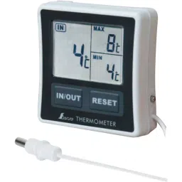 Shinwa Rules Digital Thermometer for Refrigerator 3 m Cord Length, 73042-23