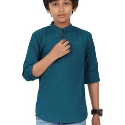 Rocket Science Boys Green Kurtas-picture-34