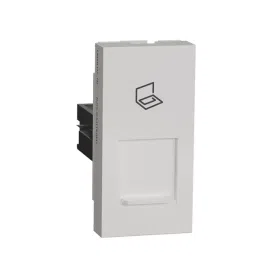Schneider Unica Pure UNSRJ45_1M_WE RJ45 Telephone Outlet-22